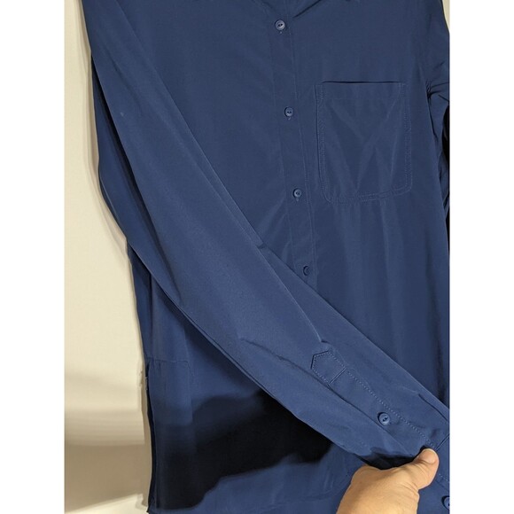 OUTDOOR RESEARCH Astroman Long Sleeve Sun Shirt Women's Sz S UPF 30 Nature Fish - Picture 5 of 11